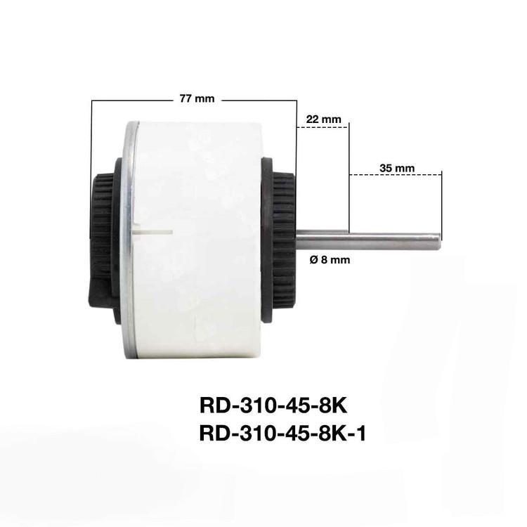 موتور فن داخلی 45 وات DC مدل RD-310-45-8K (سوکت سبز )