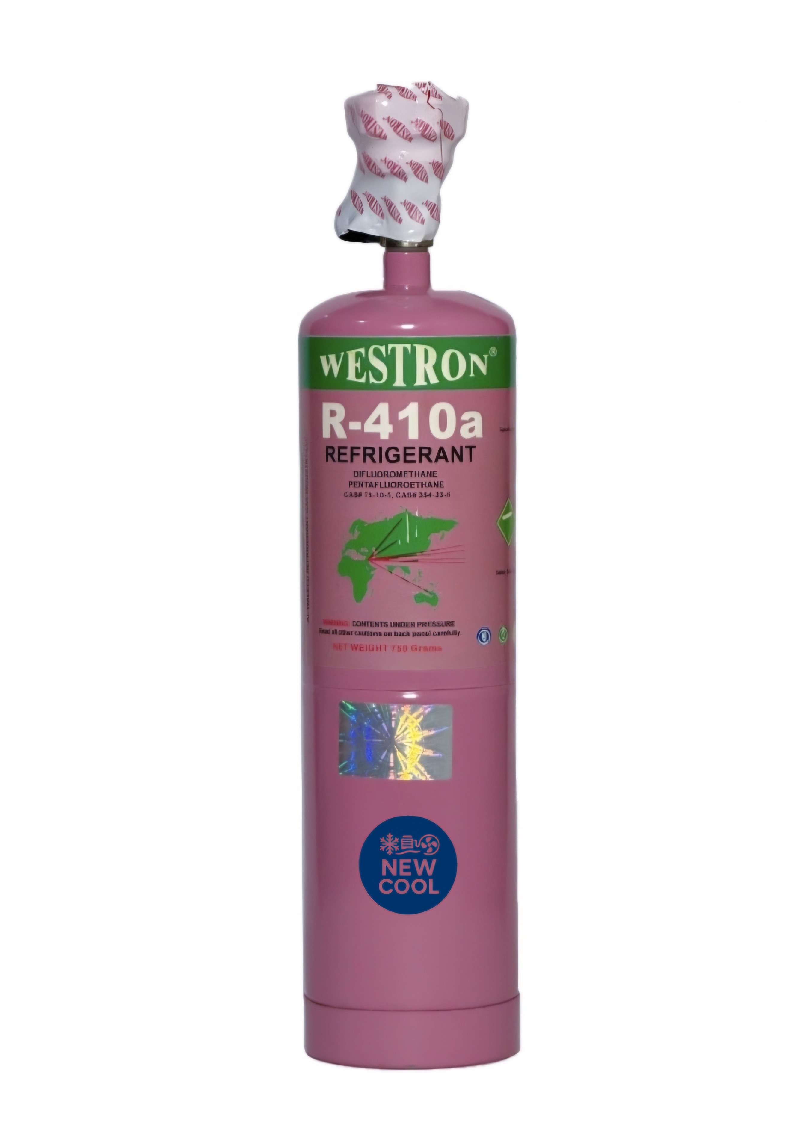 گاز مبرد R410 اصل امارات ۸۰۰ گرم خالص وسترون