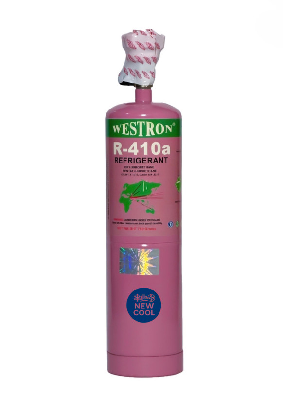 گاز مبرد R410 اصل امارات ۸۰۰ گرم خالص وسترون